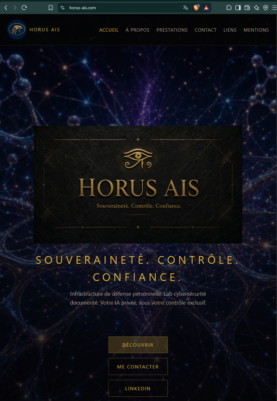 horus-ais.com servi par Cloudflare Pages